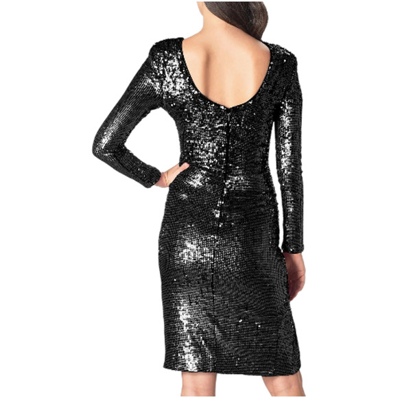 Dress the Population Allison sequin and velvet midi dress womens 2x - Picture 4 of 8